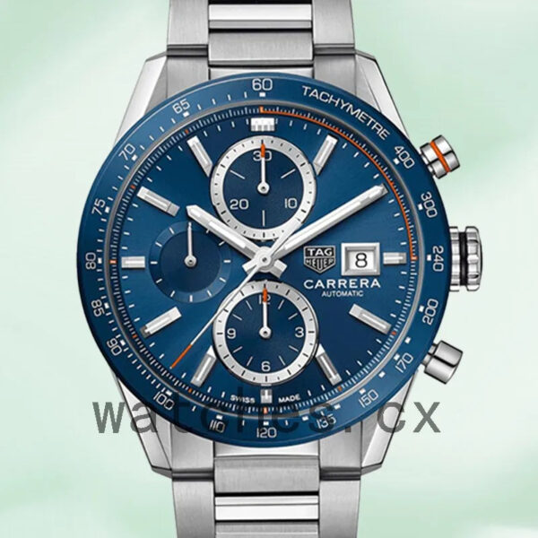 Tag Heuer Carrera CBM2112.BA0651 Men 43mm Blue Dial Bracelet