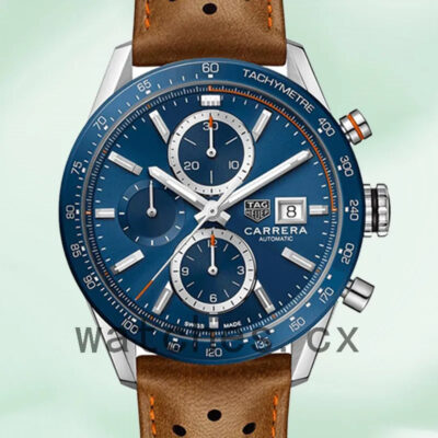 Tag Heuer Carrera 43mm Men CBM2112.FC6455 Leather Strap