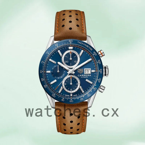 Tag Heuer Carrera 43mm Men CBM2112.FC6455 Leather Strap - Image 2