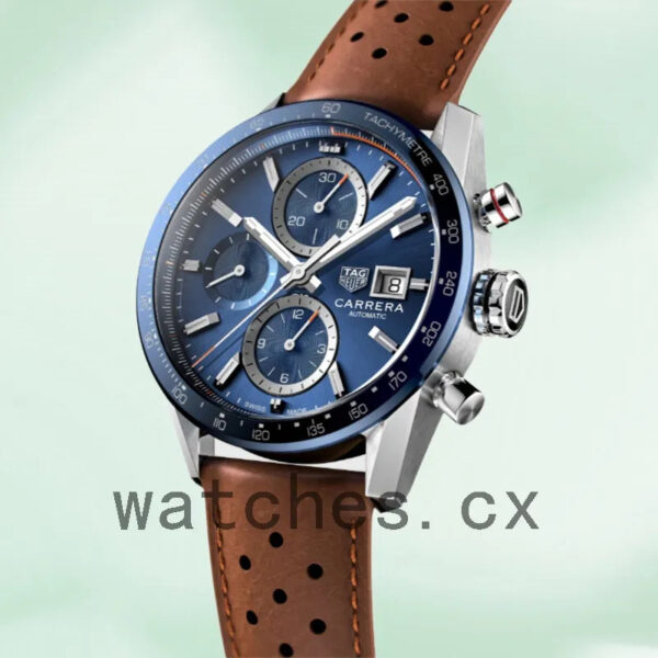 Tag Heuer Carrera 43mm Men CBM2112.FC6455 Leather Strap - Image 3