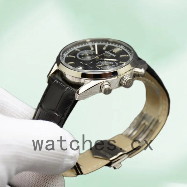 Tag Heuer Carrera CBN2010.BA0642-001 Men 43mm Leather Strap - Image 3