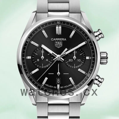 Tag Heuer Carrera 43mm Men CBN2010.BA0642 Black Dial Quartz
