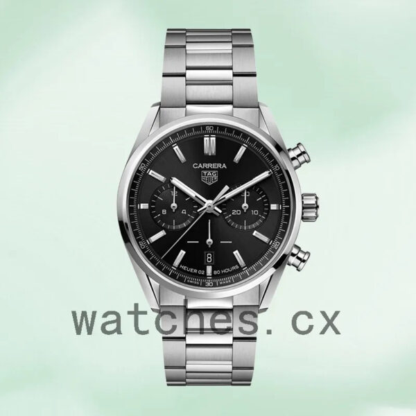Tag Heuer Carrera 43mm Men CBN2010.BA0642 Black Dial Quartz - Image 2