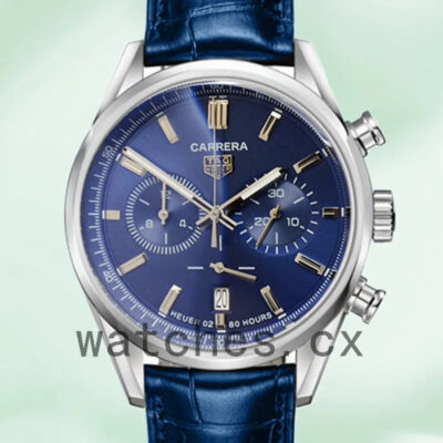 Tag Heuer Carrera Men CBN2011.BA0642-001 43mm Leather Strap Quartz