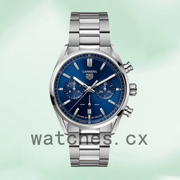 Tag Heuer Carrera Men CBN2011.BA0642 43mm Blue Dial - Image 2
