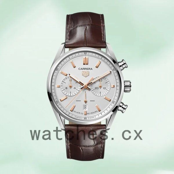 Tag Heuer Carrera CBN2013.FC6483 43mm Men Quartz White Dial - Image 2