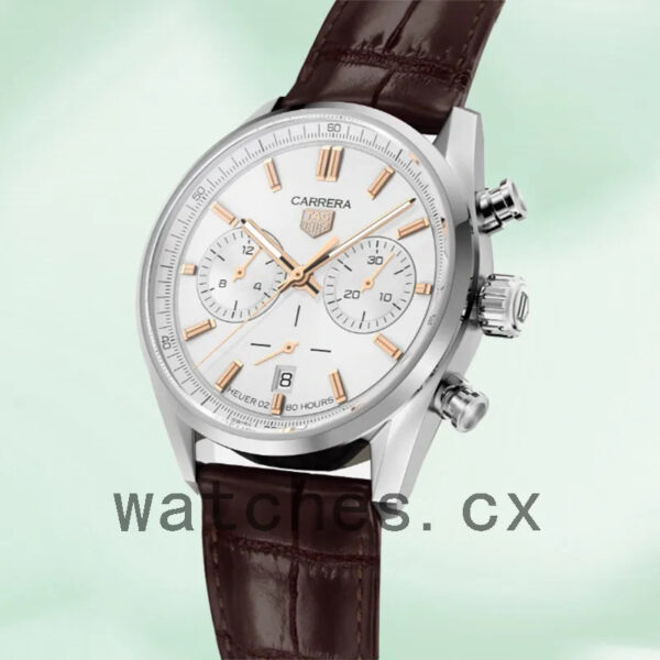 Tag Heuer Carrera CBN2013.FC6483 43mm Men Quartz White Dial - Image 3