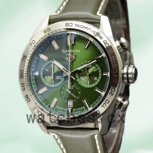 Tag Heuer Carrera 43mm Men CBN2A10.BA0643-001 Green Dial