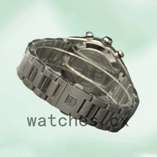 Tag Heuer Carrera 43mm CBN2A10.BA0643 Men Silver-tone Quartz - Image 4