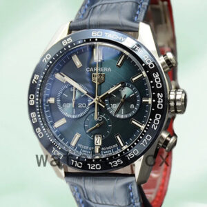 Tag Heuer Carrera CBN2A5A-001 Men 43mm Silver-tone Blue Dial