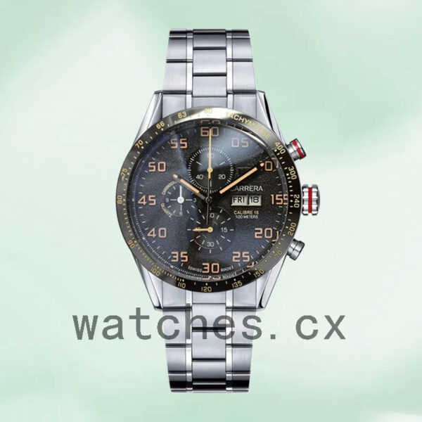 Tag Heuer Carrera 43mm Men CarreraBKSB-005 Black Dial - Image 2