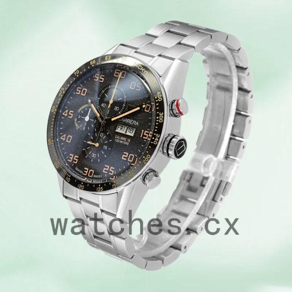 Tag Heuer Carrera 43mm Men CarreraBKSB-005 Black Dial - Image 4