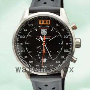 Tag Heuer Carrera CarreraBKAR-006 Men 43mm Black Dial Silver-tone