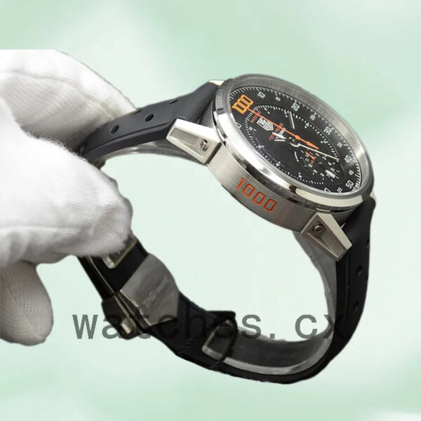 Tag Heuer Carrera CarreraBKAR-006 Men 43mm Black Dial Silver-tone - Image 3