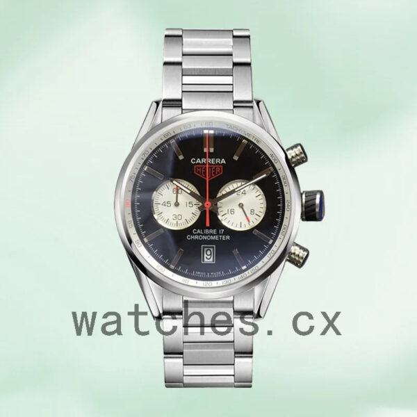 Tag Heuer Carrera Men 43mm CarreraGYSB-008 Silver-tone - Image 2