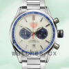 Tag Heuer Carrera Men 43mm CarreraWSB-009 Silver-tone Bracelet