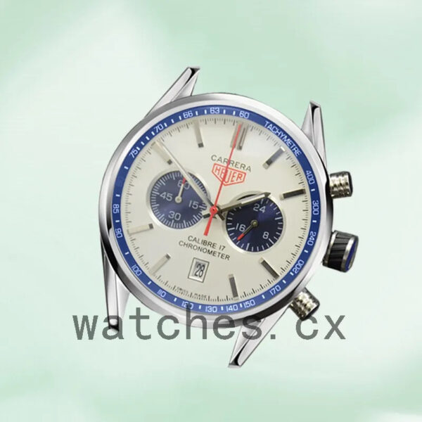 Tag Heuer Carrera Men 43mm CarreraWSB-009 Silver-tone Bracelet - Image 3