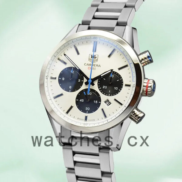 Tag Heuer Carrera Men 43mm CarreraWSB-012 Silver-tone - Image 3