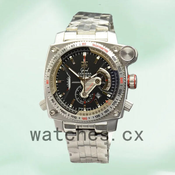 Tag Heuer Grand Carrera GrandCarreraBKSB-001 Men 43mm Black Dial - Image 2