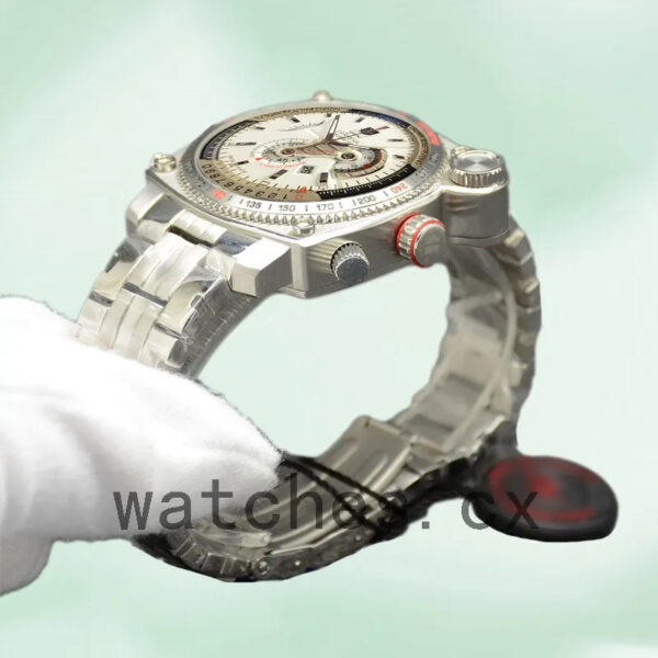 Tag Heuer Grand Carrera 43mm GrandCarreraWSB-002 Men Bracelet Silver-tone - Image 3