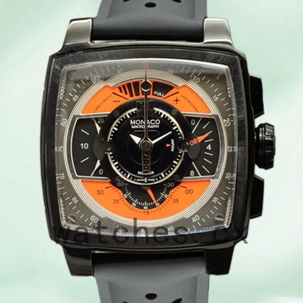 Tag Heuer Monaco 43mm MonacoBKAR-004 Men Black-tone