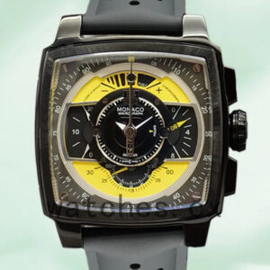 Tag Heuer Monaco 43mm MonacoBKAR-005 Men Black Dial Black-tone