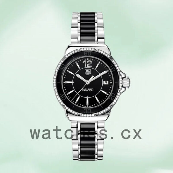 Tag Heuer Formula 1 WAH1212.BA0859 Ladies 38mm Black Dial Silver-tone - Image 2