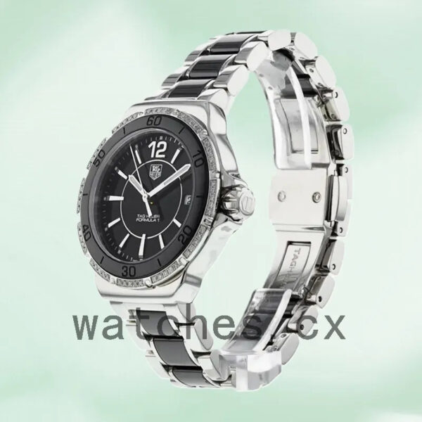 Tag Heuer Formula 1 WAH1212.BA0859 Ladies 38mm Black Dial Silver-tone - Image 4