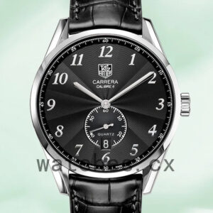 Tag Heuer Carrera Men 43mm WAS2110.FC6180 Leather Strap