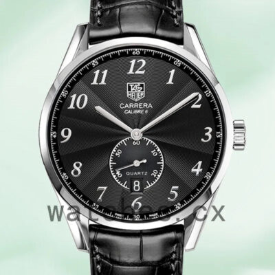 Tag Heuer Carrera Men 43mm WAS2110.FC6180 Leather Strap