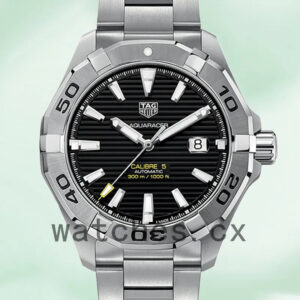 Tag Heuer Aquaracer Men 43mm WAY2010.BA0927 Silver-tone Bracelet