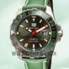 Tag Heuer Aquaracer WAY201E.BA0927-001 43mm Men Leather Strap Grey Dial