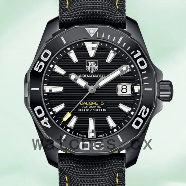 Tag Heuer Aquaracer Men 43mm WAY218A.FC6362 Black Dial