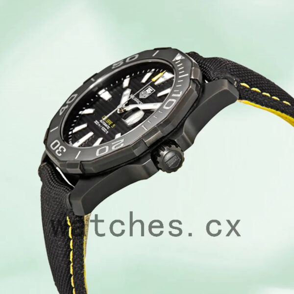 Tag Heuer Aquaracer Men 43mm WAY218A.FC6362 Black Dial - Image 3