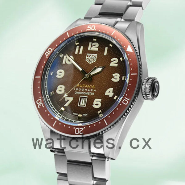 Tag Heuer Autavia Men WBE5114-003 43mm Automatic Silver-tone - Image 3