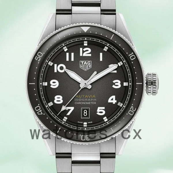 Tag Heuer Autavia Men WBE5114.EB0173 43mm Grey Dial