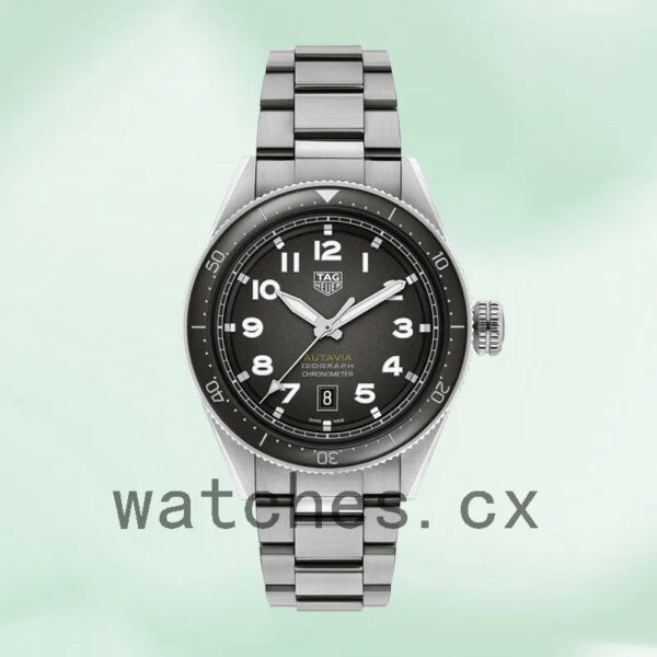 Tag Heuer Autavia Men WBE5114.EB0173 43mm Grey Dial - Image 2