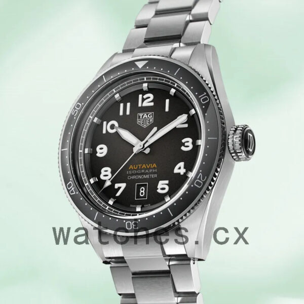 Tag Heuer Autavia Men WBE5114.EB0173 43mm Grey Dial - Image 3