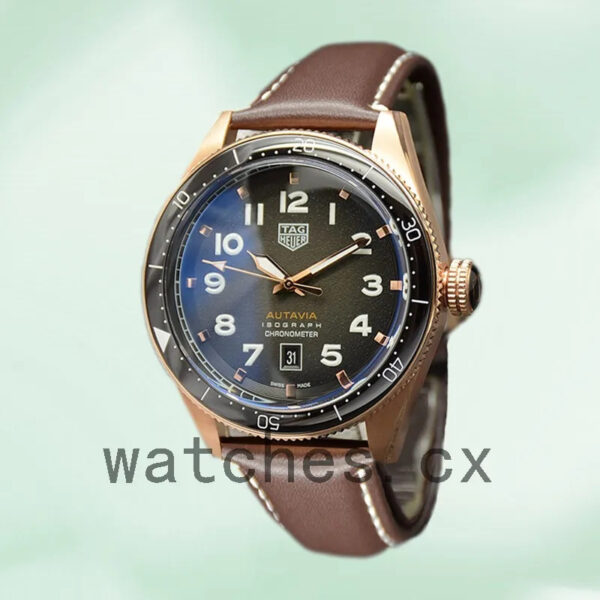 Tag Heuer Autavia 43mm Men WBE5190.FC8268-001 Green Dial Automatic - Image 2