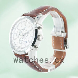Breitling Transocean Chronograph 46mm Men’s TransoceanW011 White Dial Strap Replica Watches