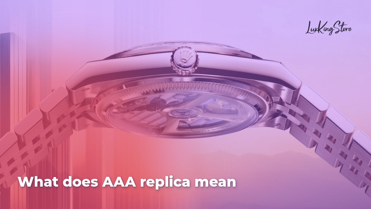 What does AAA replica mean