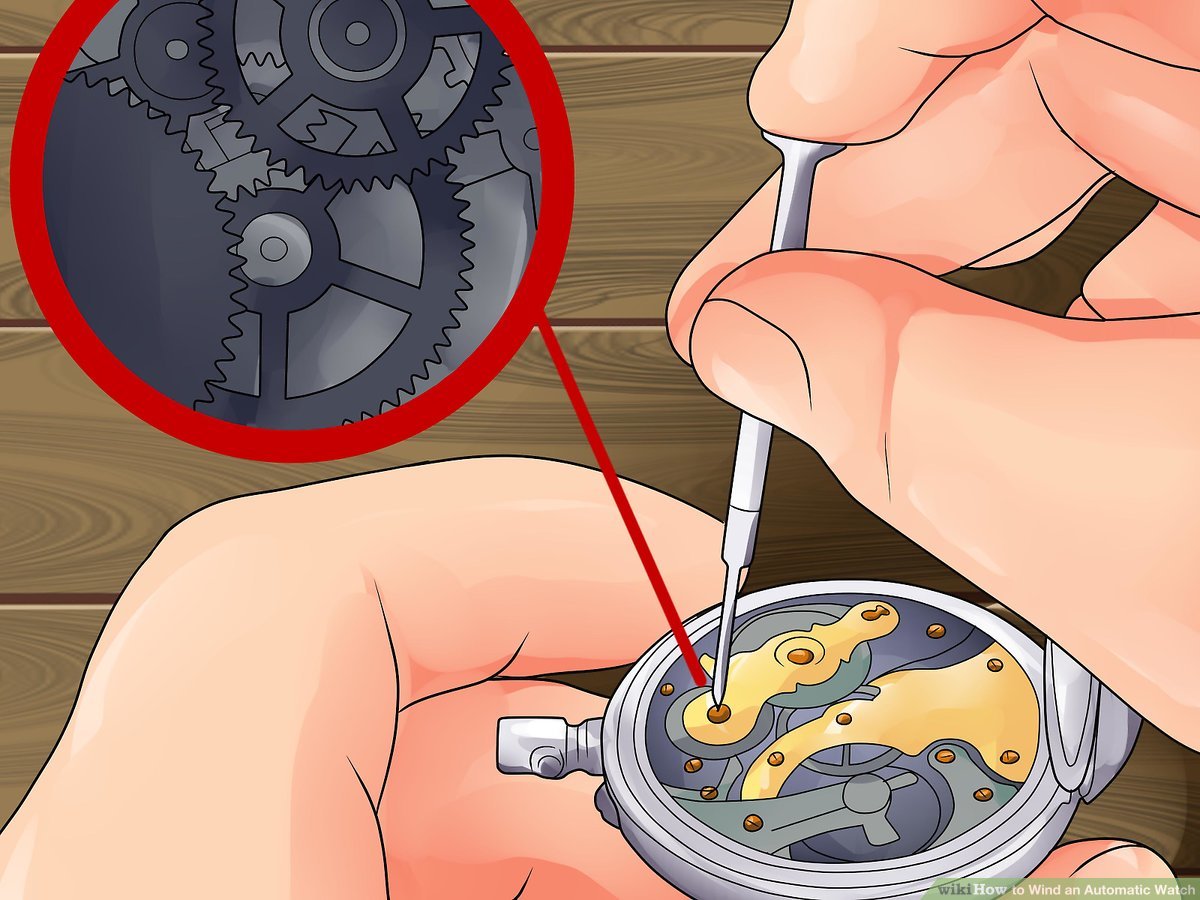 How to properly wind a mechanical replica watch?
