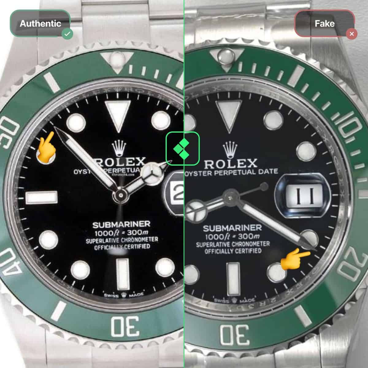 How to spot a fake watch replica watches vs real