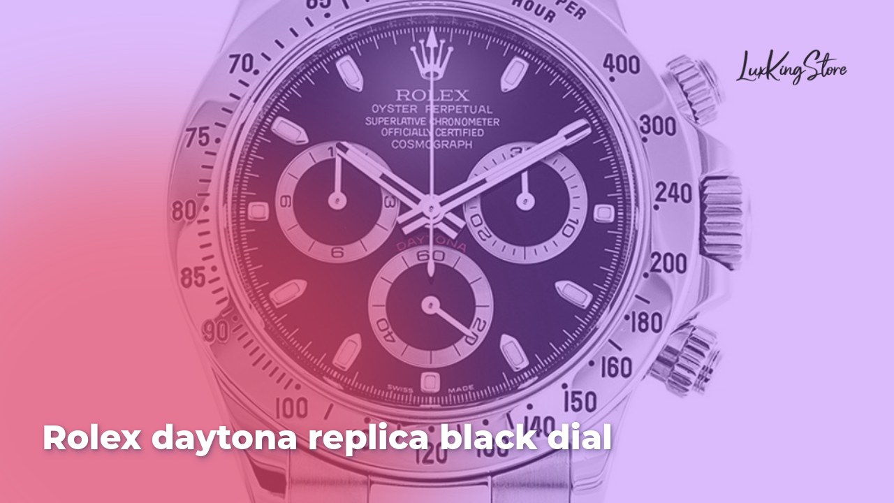 Rolex Daytona Replica Black Dial