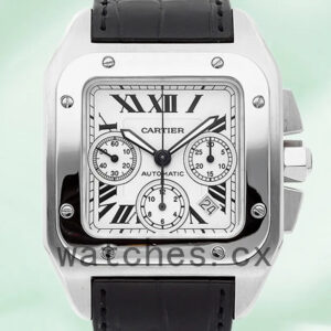 Cartier Santos W20090X8 Men’s 42mm Automatic White Dial Replica Watches