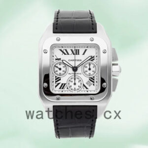 Cartier Santos W20090X8 Men’s 42mm Automatic White Dial Replica Watches