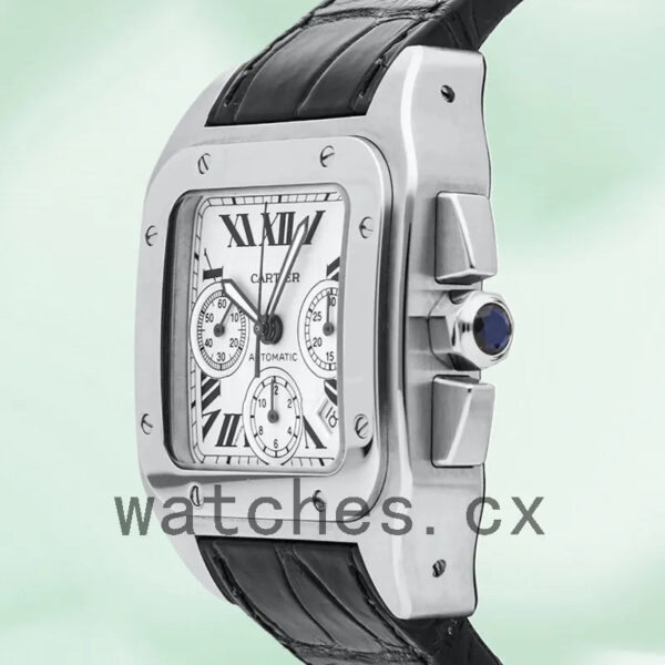 Cartier Santos W20090X8 Men’s 42mm Automatic White Dial Replica Watches