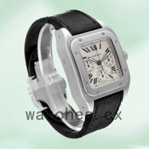 Cartier Santos W20090X8 Men’s 42mm Automatic White Dial Replica Watches