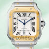 Cartier Santos 39mm W2SA0009 Men’s Automatic White Dial Replica Watches