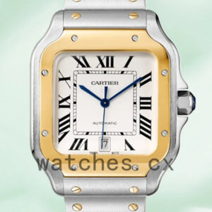 Cartier Santos 39mm W2SA0009 Men’s Automatic White Dial Replica Watches
